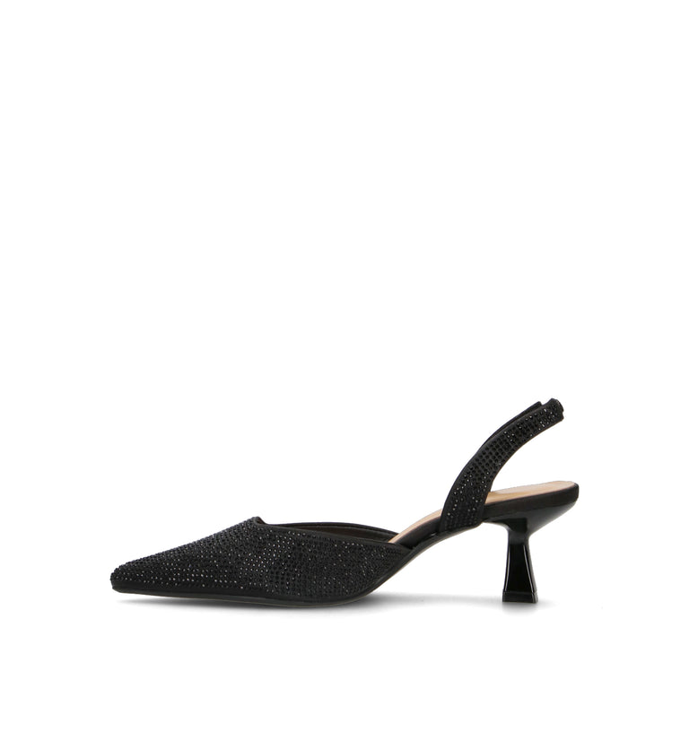 CATCH JUICE Slingback donna nero