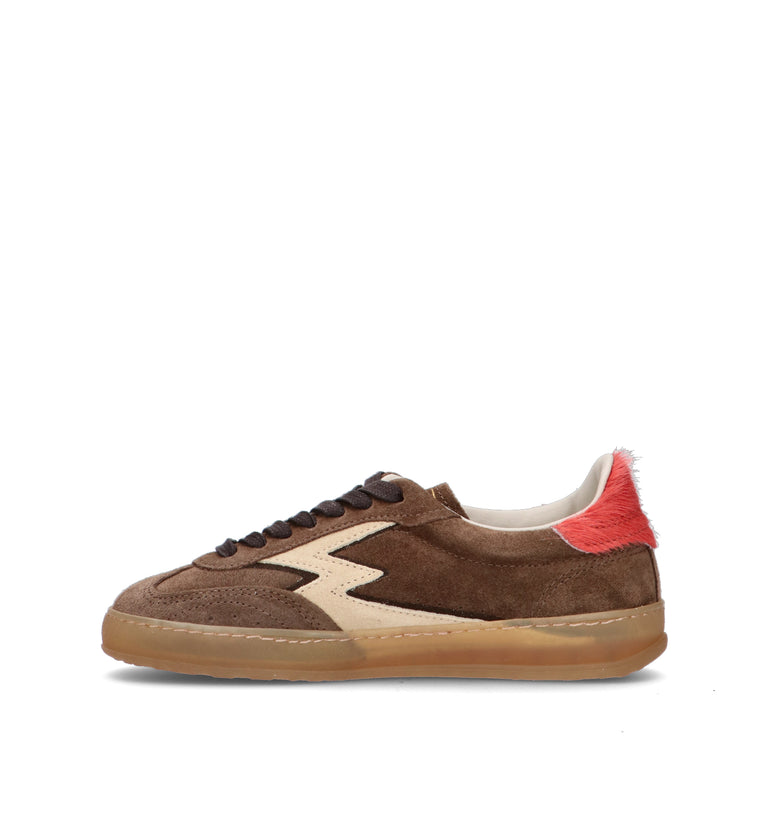 MOACONCEPT Sneaker donna marrone in suede