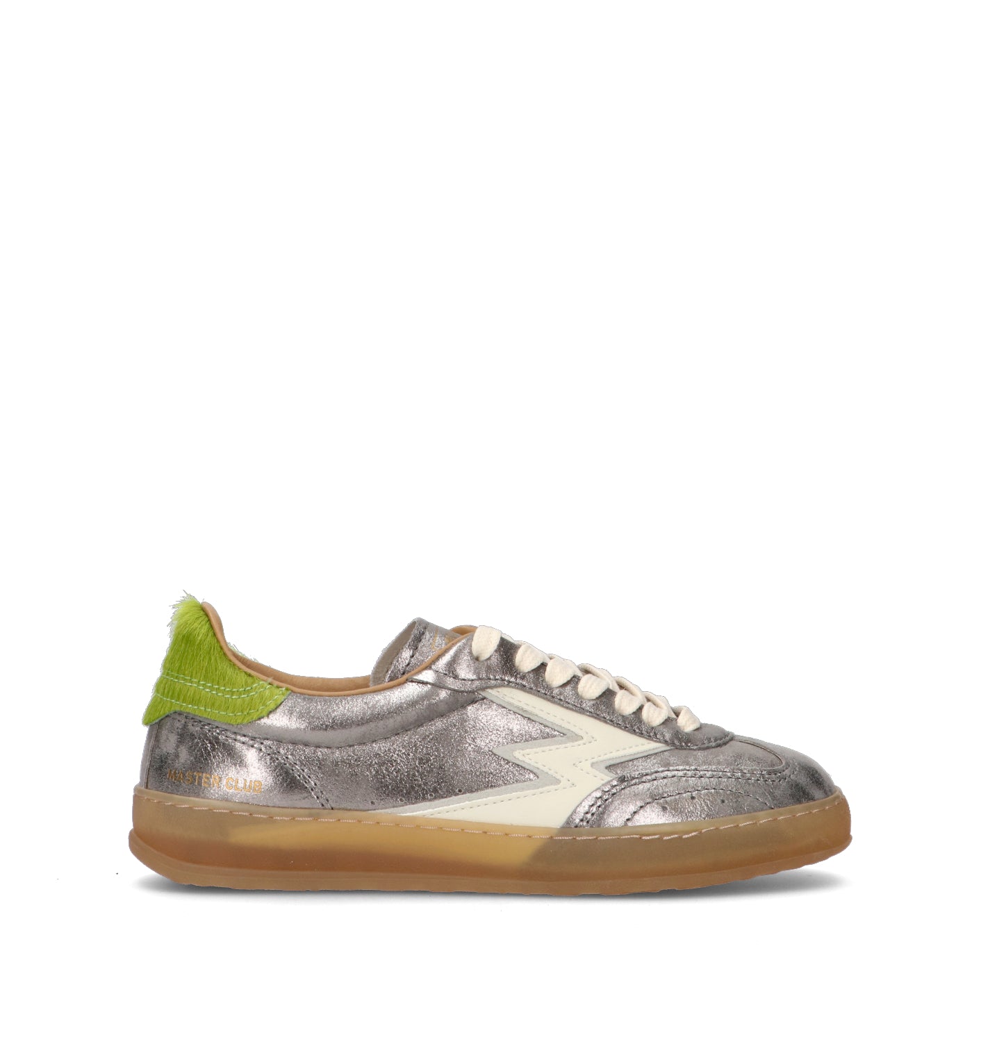 MOACONCEPT Sneaker donna argento in pelle