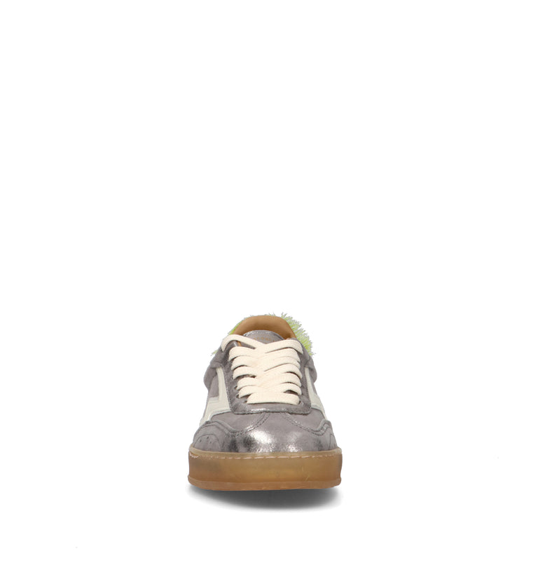 MOACONCEPT Sneaker donna argento in pelle