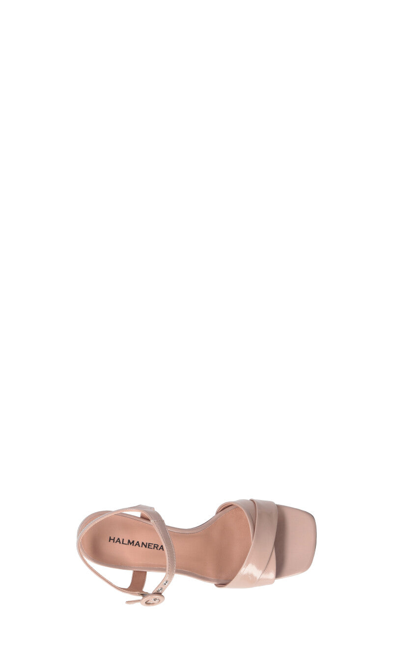 HALMANERA Sandalo donna naturale in pelle