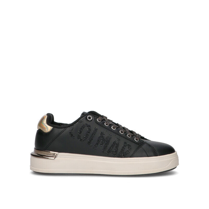 COLMAR Sneaker donna nera in pelle