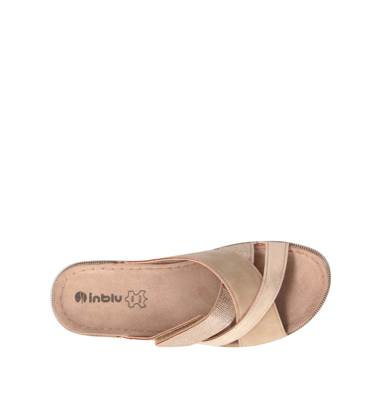 INBLU Ciabatta donna platino