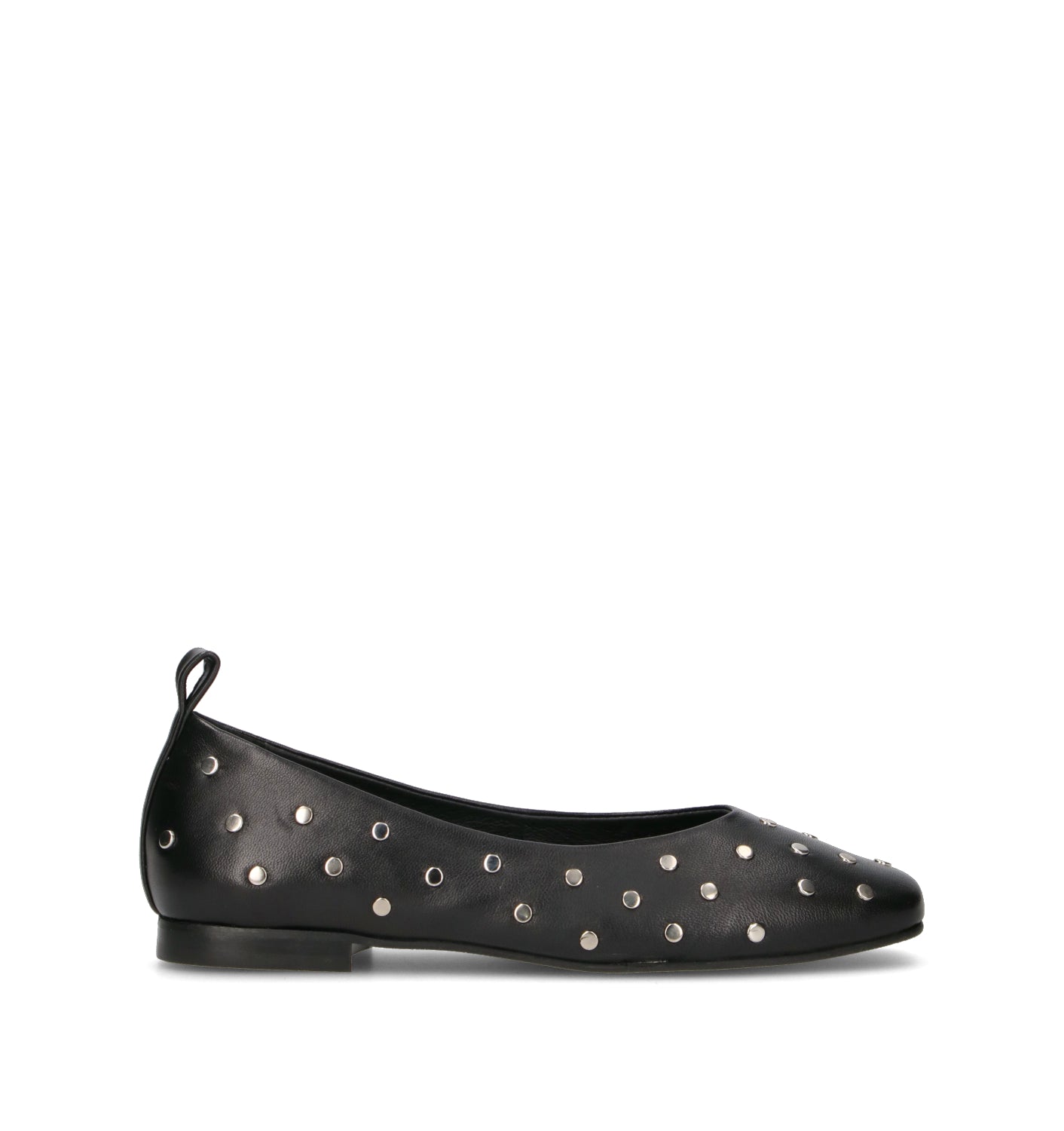 WEDO Ballerina donna nera in pelle