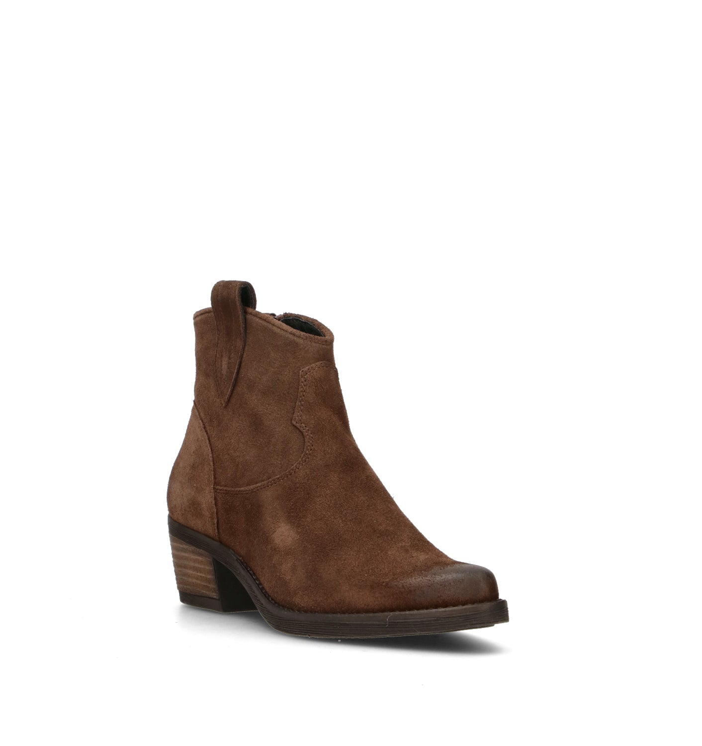 WEDO Tronchetto donna marrone in pelle