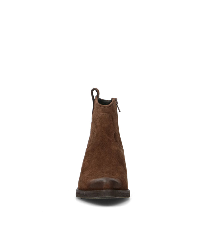 WEDO Tronchetto donna marrone in pelle