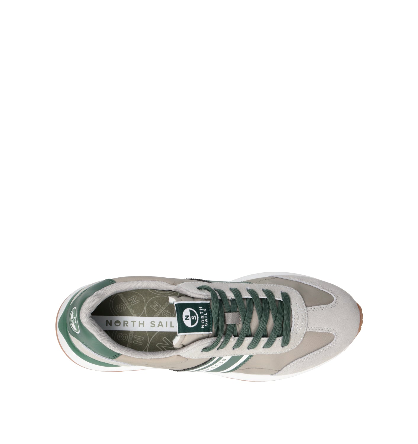 NORTH SAILS Sneaker uomo grigia/verde