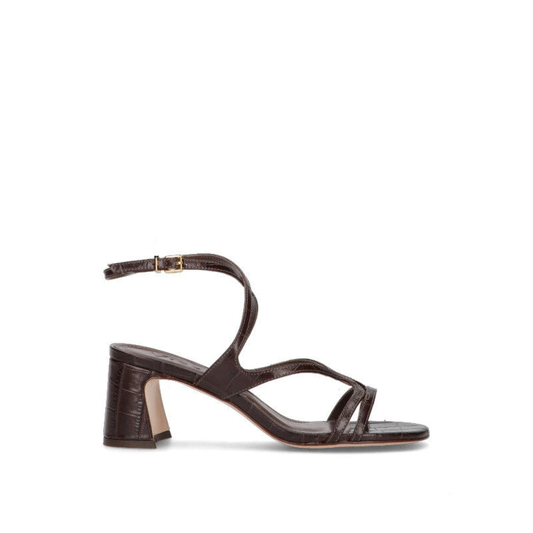 VICENZA Sandalo donna marrone in pelle