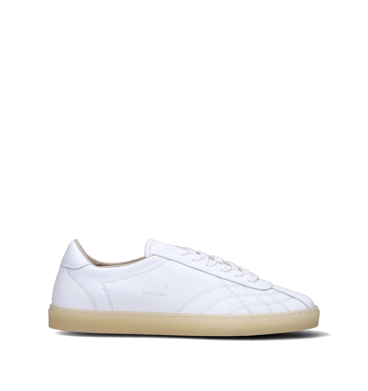COPENHAGEN Sneaker uomo bianca in pelle
