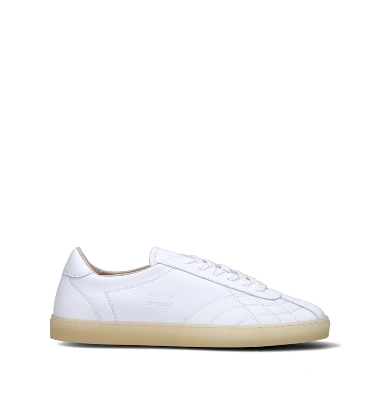 COPENHAGEN Sneaker uomo bianca in pelle