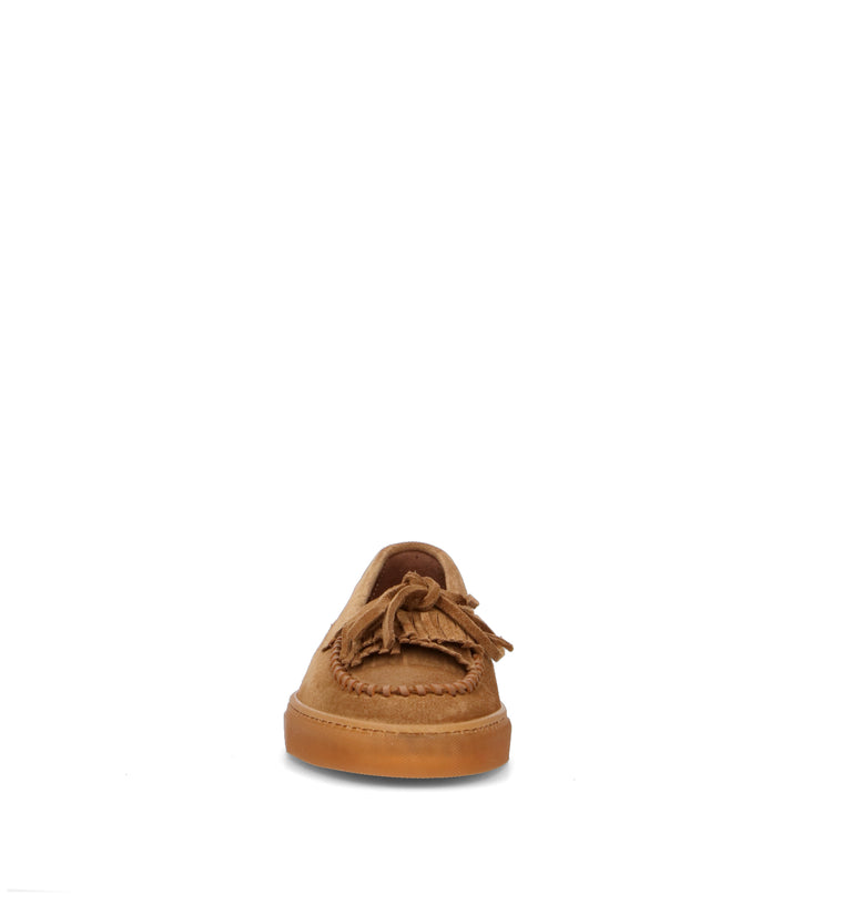 COPENHAGEN Mocassino donna marrone in suede