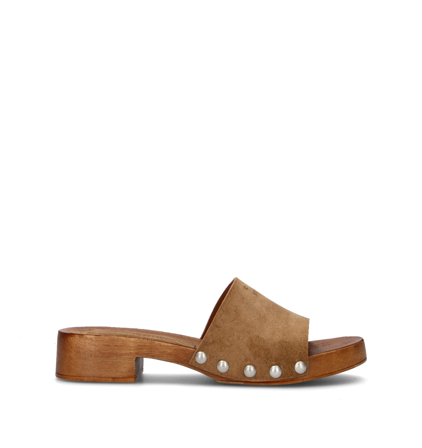 COPENHAGEN Ciabatta donna marrone in suede