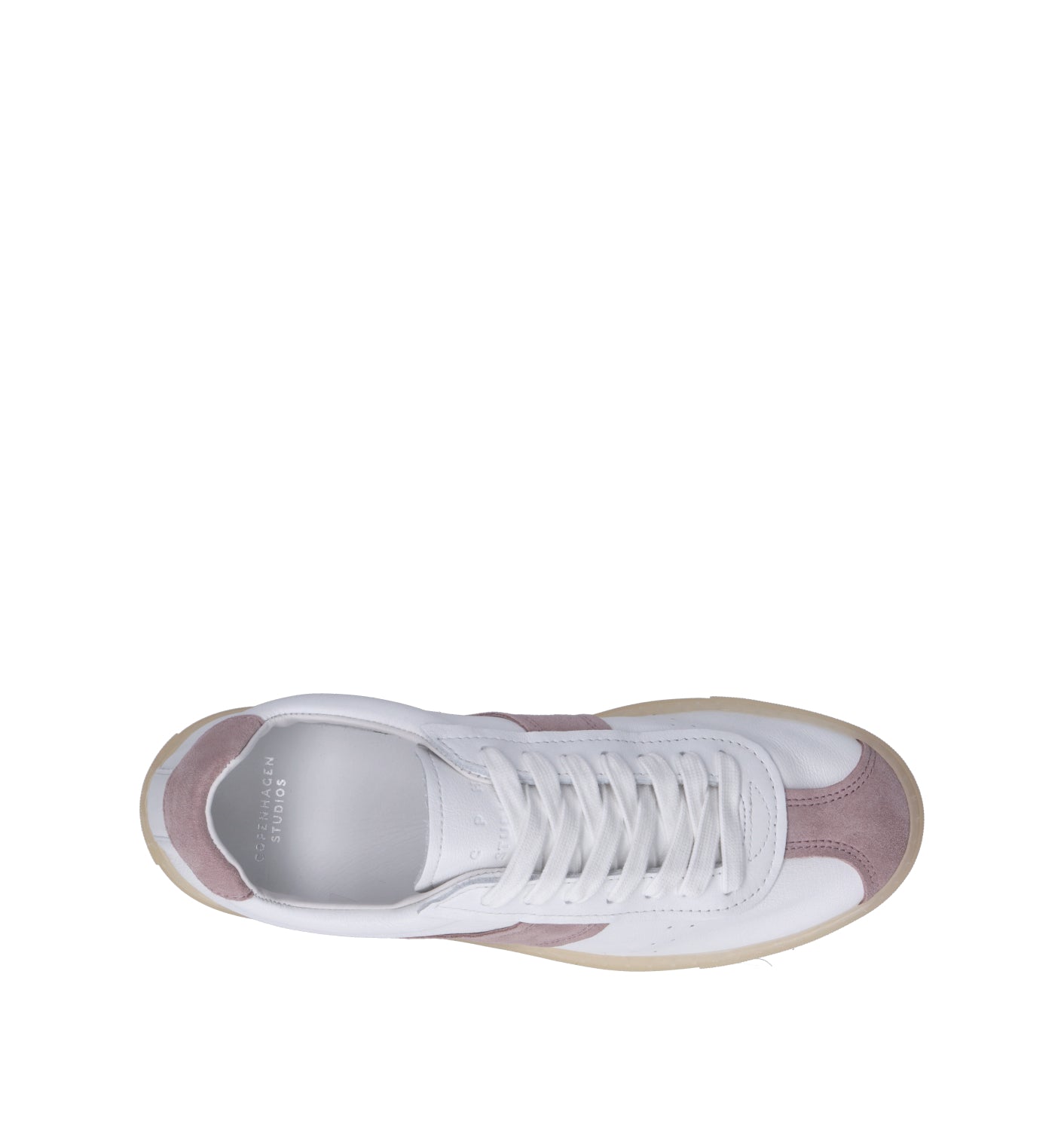 COPENHAGEN Sneaker donna bianca/rosa in pelle