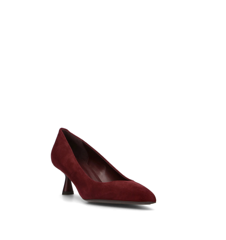 SERGIO LEVANTESI Décolleté donna bordeaux in suede