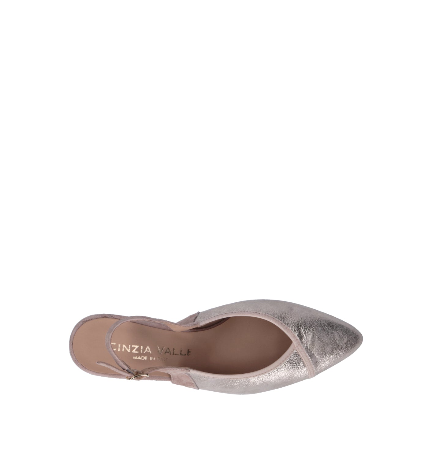 CINZIA VALLE Slingback donna beige in pelle