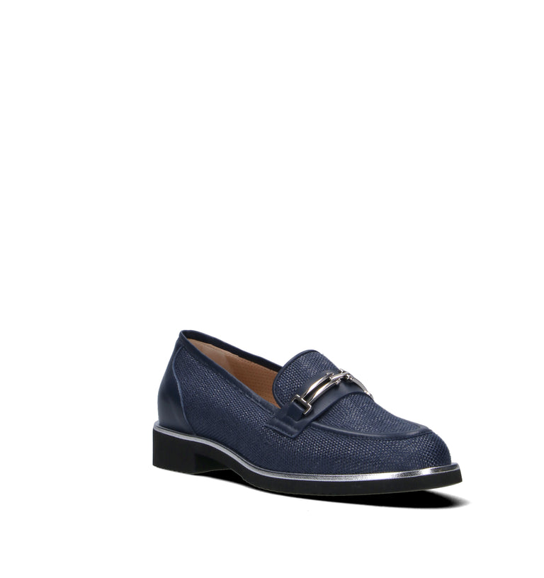 CINZIA VALLE Mocassino donna blu
