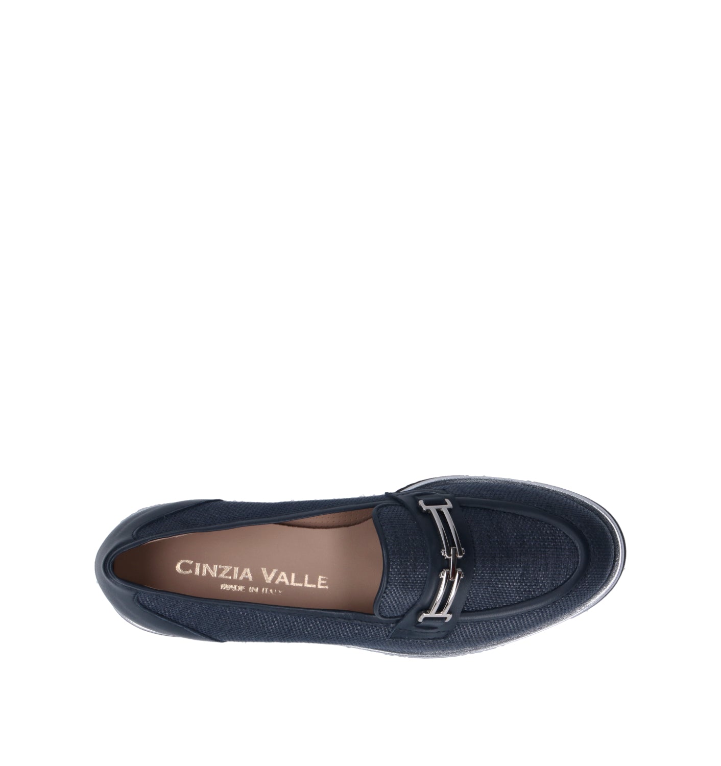 CINZIA VALLE Mocassino donna blu
