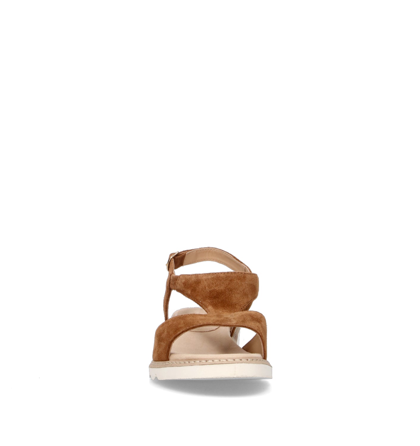 CINZIA VALLE Sandalo donna marrone in suede