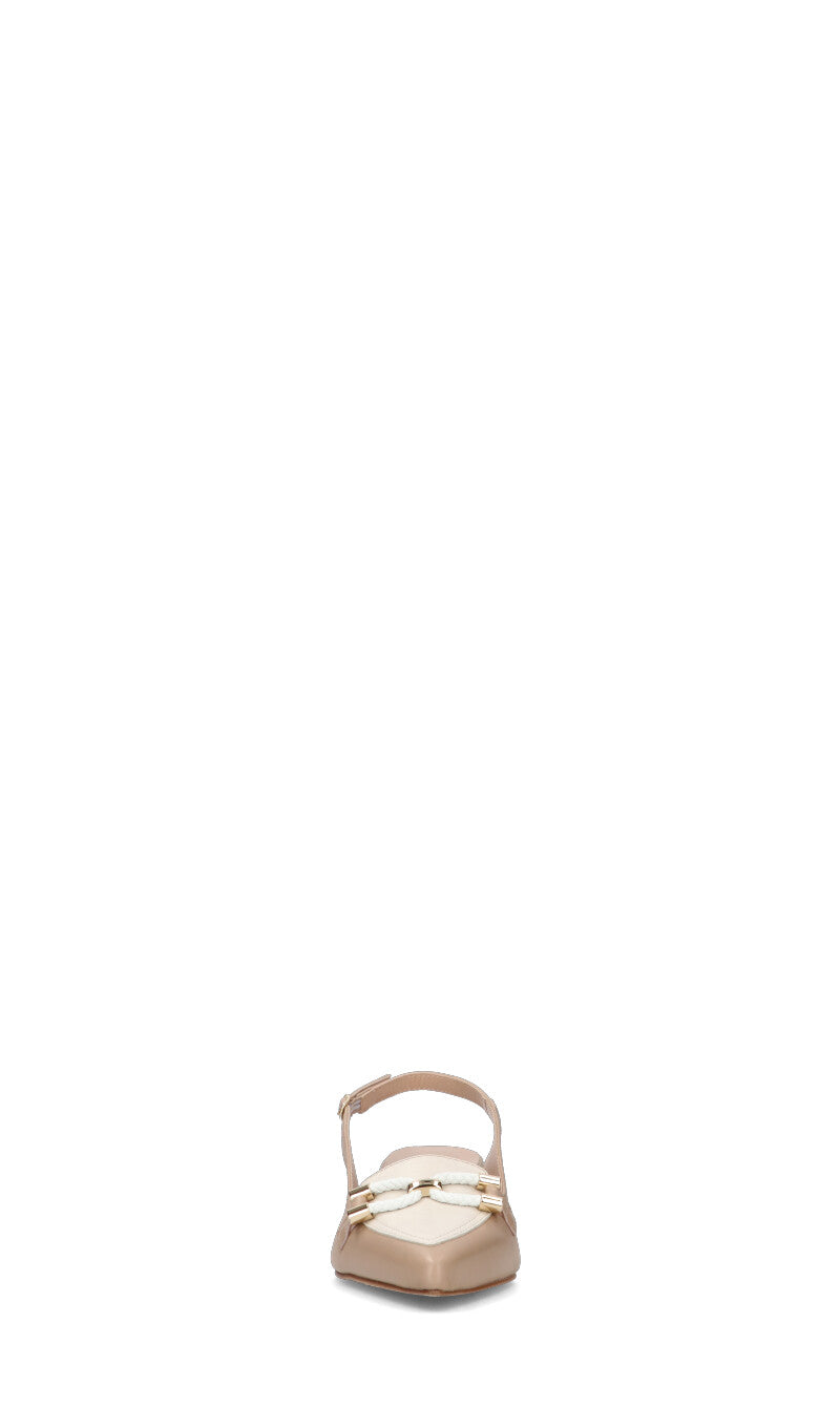 CINZIA VALLE Slingback donna tamarindo in pelle