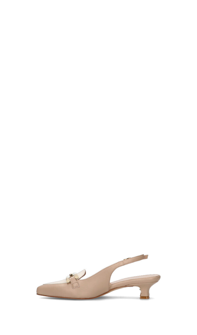 CINZIA VALLE Slingback donna tamarindo in pelle