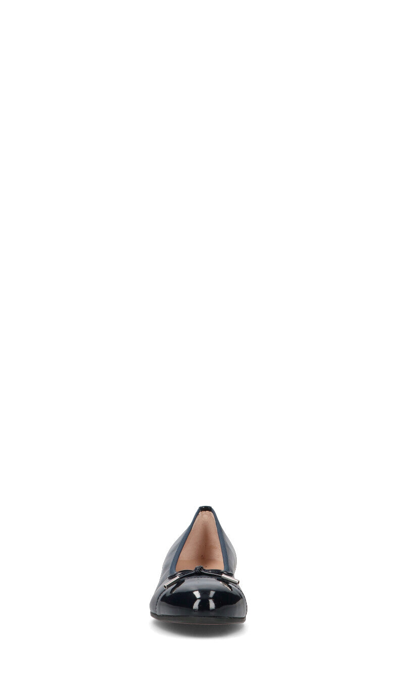 CINZIA VALLE Ballerina donna blu in pelle