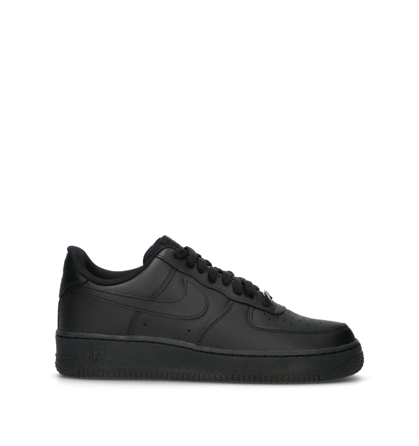 NIKE AIR FORCE 1 '07 Sneaker uomo nera in pelle