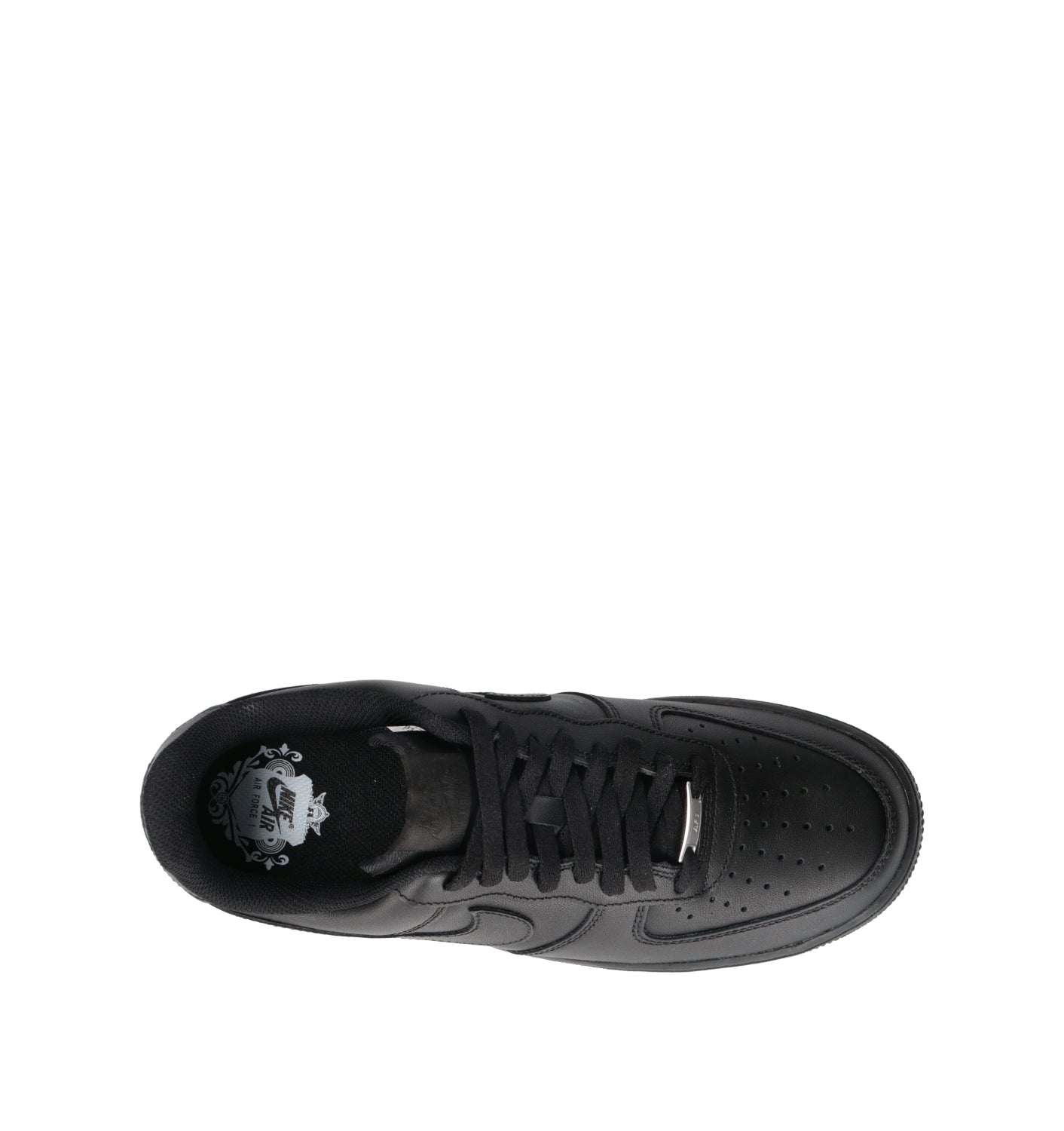 NIKE AIR FORCE 1 '07 Sneaker uomo nera in pelle