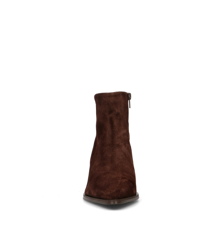 DOROTHYD Tronchetto donna testa di moro in suede