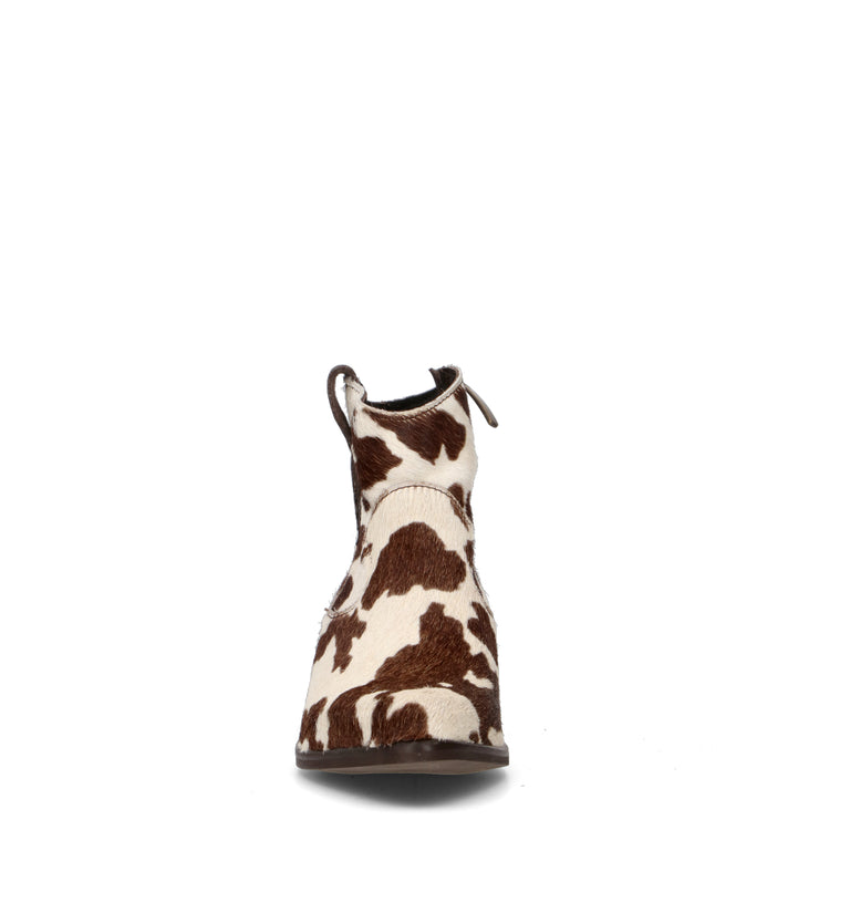 DOROTHYD Tronchetto donna bianco/marrone in cavallino