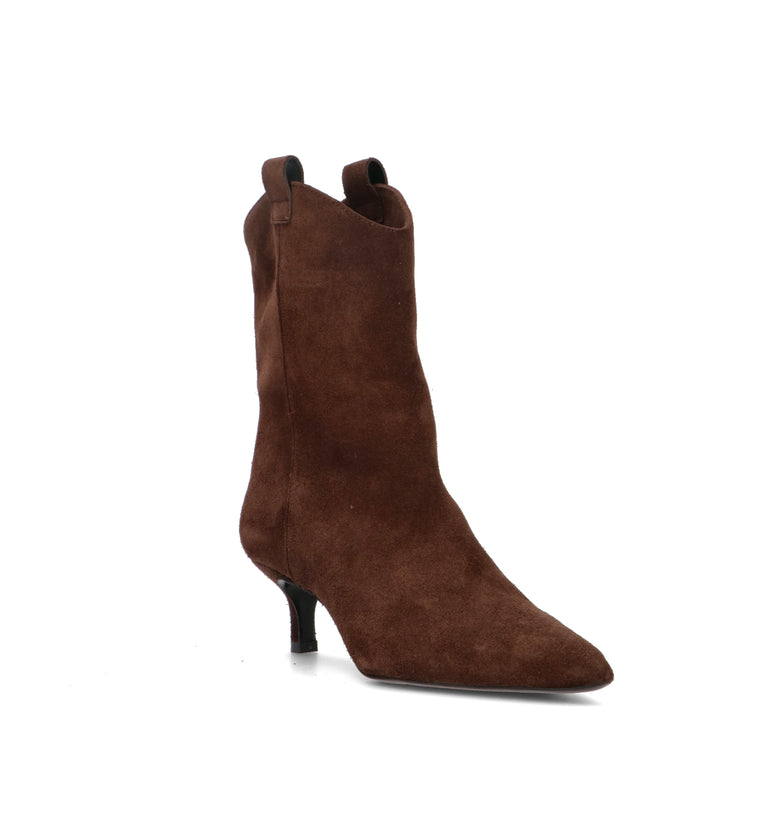 DOROTHYD Tronchetto donna testa di moro in suede