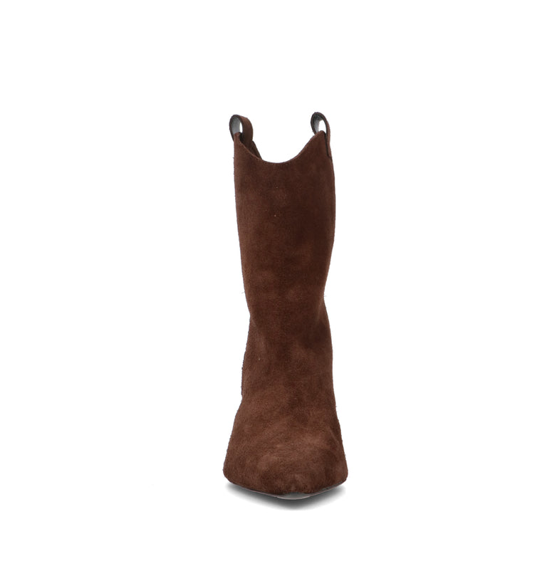 DOROTHYD Tronchetto donna testa di moro in suede