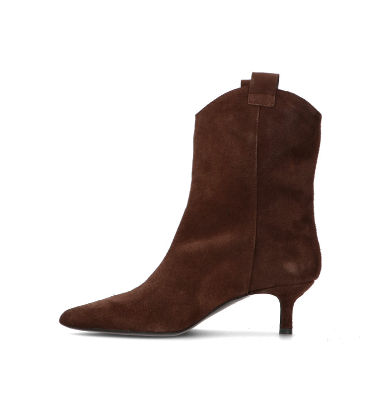 DOROTHYD Tronchetto donna testa di moro in suede