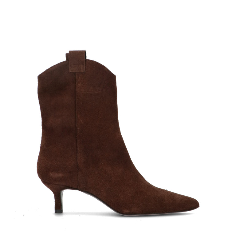 DOROTHYD Tronchetto donna testa di moro in suede
