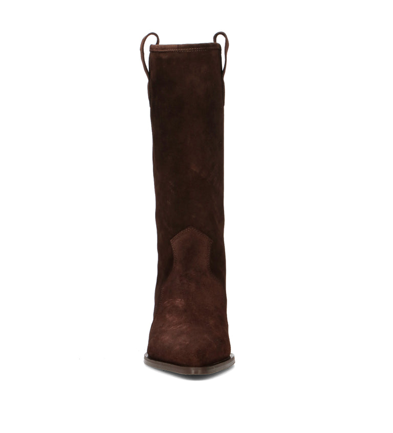 DOROTHYD Stivale donna testa di moro in suede