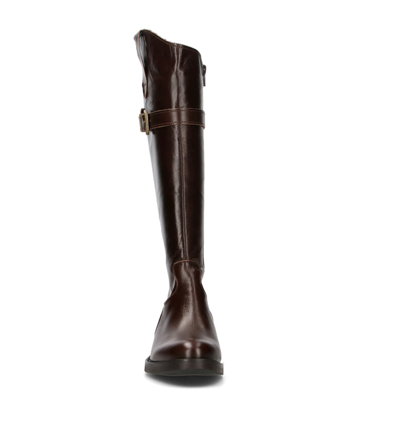 DOROTHYD Stivale donna testa di moro in pelle