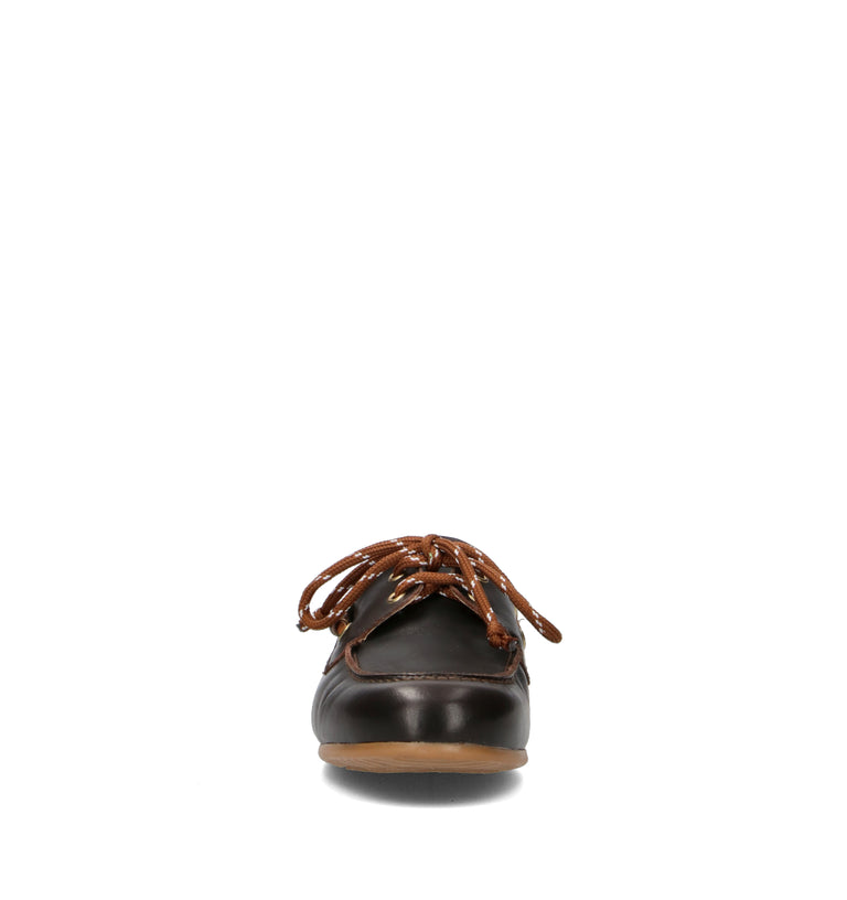 DOROTHYD Scarpa barca donna testa di moro in pelle