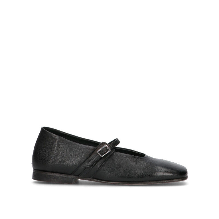 DOROTHYD Ballerina donna nera in pelle