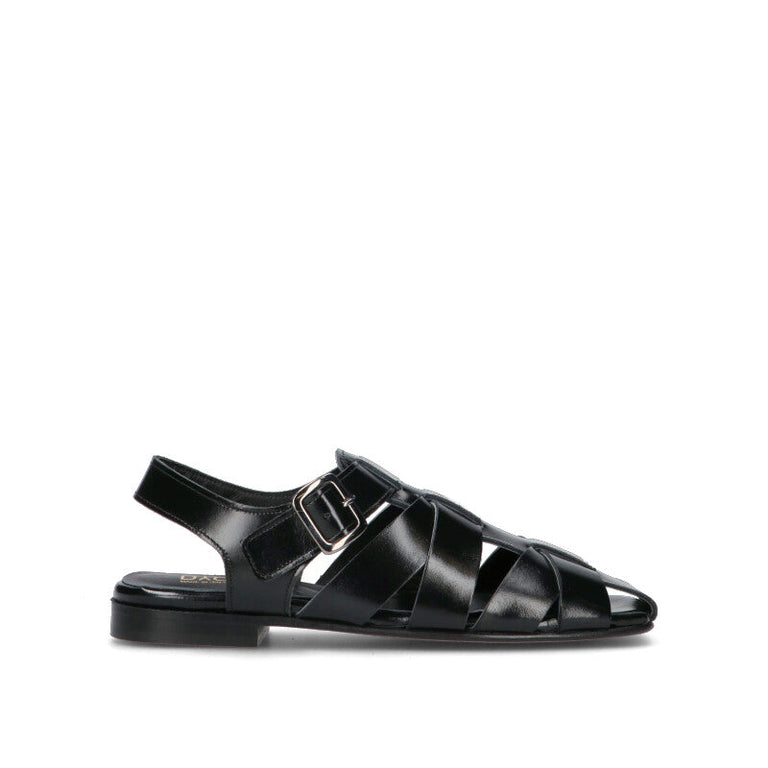DOROTHYD Sandalo donna nero in pelle