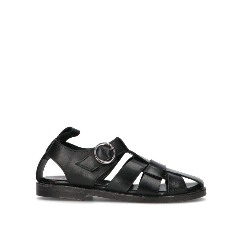 DOROTHYD Sandalo donna nero in pelle