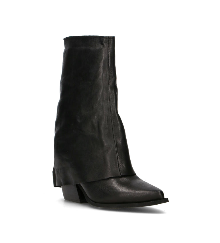 DOROTHYD Tronchetto donna nero in pelle