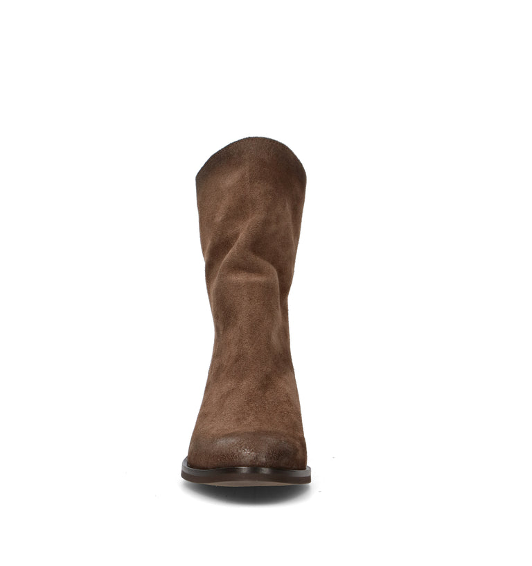 DOROTHYD Tronchetto donna marrone in suede