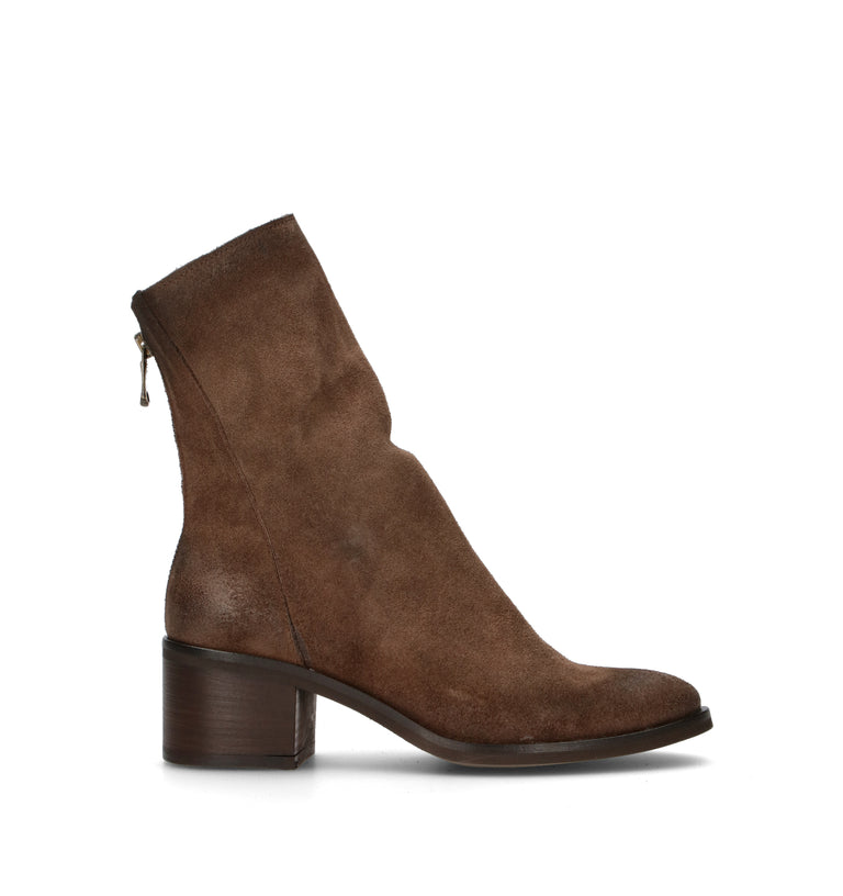 DOROTHYD Tronchetto donna marrone in suede