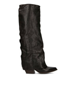 DOROTHYD Stivale donna testa di moro in pelle