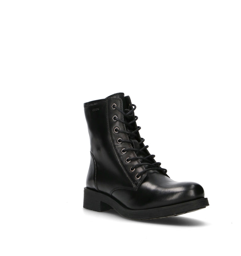 GEOX Polacco donna nero in pelle