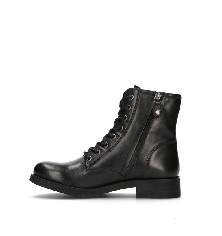 GEOX Polacco donna nero in pelle