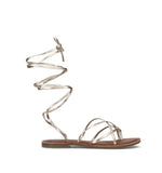 MYJOLI' Sandalo donna oro in pelle naturale