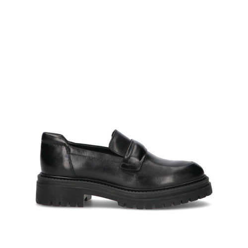 GEOX Mocassino donna nero in pelle