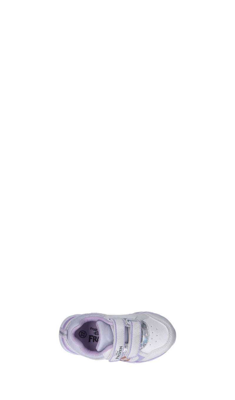 DISNEY Sneaker bimba bianca e lilla con luci