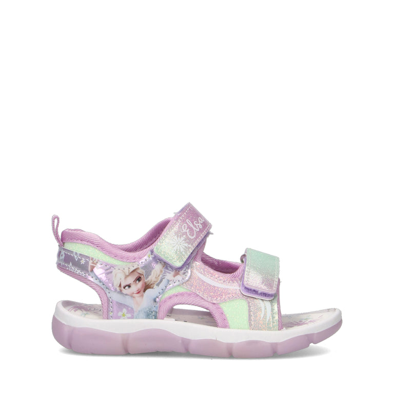 DISNEY Sandalo bimba lilla con luci