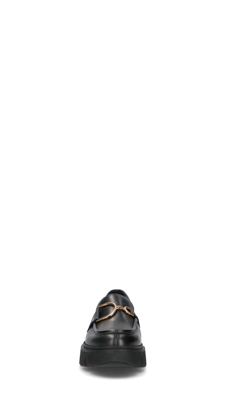 GEOX Mocassino donna nero in pelle